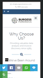 Mobile Screenshot of burgessforensics.com